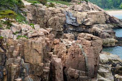 ZY9A7284  Rugged Cliffs near Thunder Hole, Acadia National Park  &#169;  All Rights Reserved