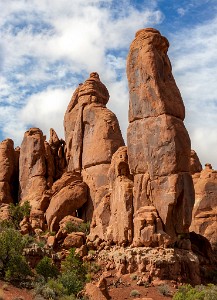 IF8X7146  Spires near Sand Dune Arch  &#169;  All Rights Reserved