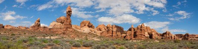 IF8X7219-7229  Rock Pinnacles just off of Arches Scenic Drive  &#169;  All Rights Reserved