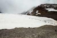 ba 155  People hiking on the Athabasca Glacier  &#169; 2017 All Rights Reserved