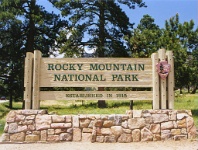 001  The entrance to Rocky Mountain National Park  &#169; 2017 All Rights Reserved