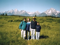 051  The Wassermans after the breakfast wagon ride in Grand Teton National Park  &#169; 2017 All Rights Reserved