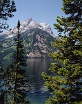 064  A mountain view from Jenny Lake in Grand Teton National Park  &#169; 2017 All Rights Reserved