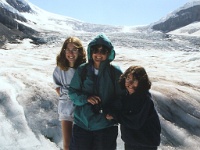 266  Michelle, Carol, and Jessica on the Athabasca Glacier in Jasper National Park  &#169; 2017 All Rights Reserved