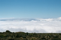 HW073  Looking down at clouds from the summit of Haleakala  &#169; 2017 All Rights Reserved