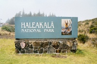 Hw069  The entrance to Haleakala National Park  &#169; 2017 All Rights Reserved