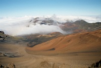 Hw097  A colorful view looking into the Haleakala crater  &#169; 2017 All Rights Reserved