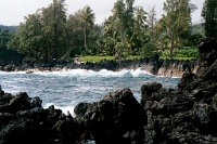 Hw144  The Pacific Ocean viewed from the Keanae Peninsula  &#169; 2017 All Rights Reserved