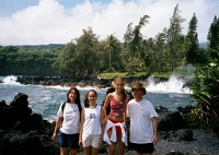 Hw148  Carol, Jessica, Michelle, and Paul on the Keanae Peninsula  &#169; 2017 All Rights Reserved