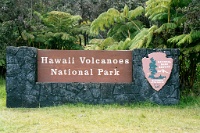 Hw214  The entrance to Hawaii Volcanoes National Park  &#169; 2017 All Rights Reserved