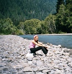 sv2k0126  Michelle at the Hoh River  &#169; 2017 All Rights Reserved