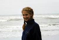 sv2k0163  Michelle on Kalaloch Beach in Olympic National Park  &#169; 2017 All Rights Reserved