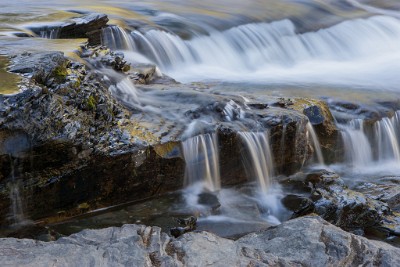 IF8X9597  McDonald Falls close-up  &#169;  All Rights Reserved