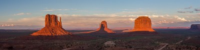 IF8X7470-7473  The Mittens and Merrick Butte at Sunset  &#169;  All Rights Reserved