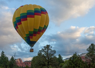 IF8X8036  Ballooning in Sedona  &#169;  All Rights Reserved