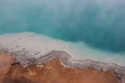 IF8X3268  Black Pool in the West Thumb Geyser Basin  &#169;  All Rights Reserved