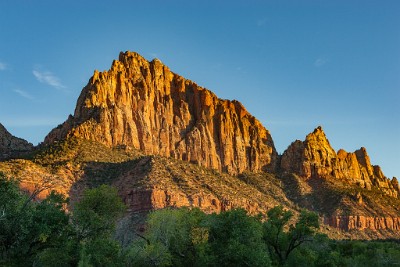 IF8X3853  The Watchman at sunset  &#169;  All Rights Reserved