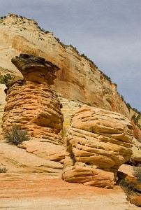 IF8X4023  Hoodoos  on the East Side of Zion  &#169;  All Rights Reserved